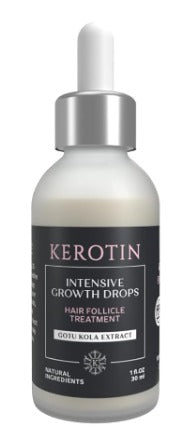 Kerotin Intensive Growth Drops Hair Follicle Treatment With Gotu Kola Extract 30ml
