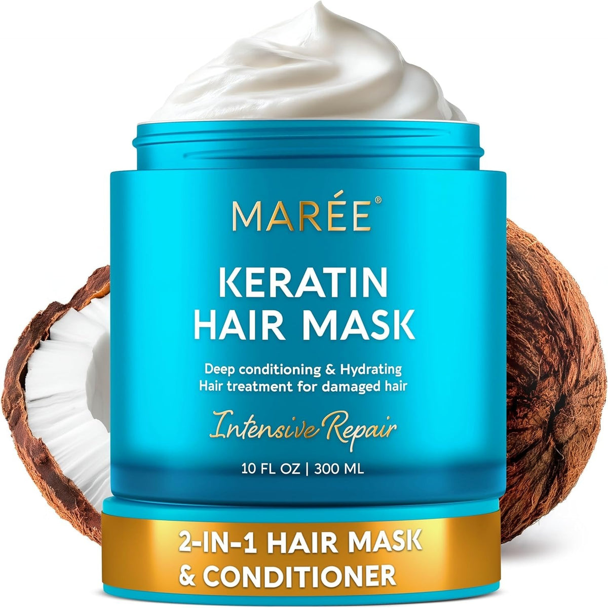 MARÉE Keratin Hair Mask and Conditioner 300ml