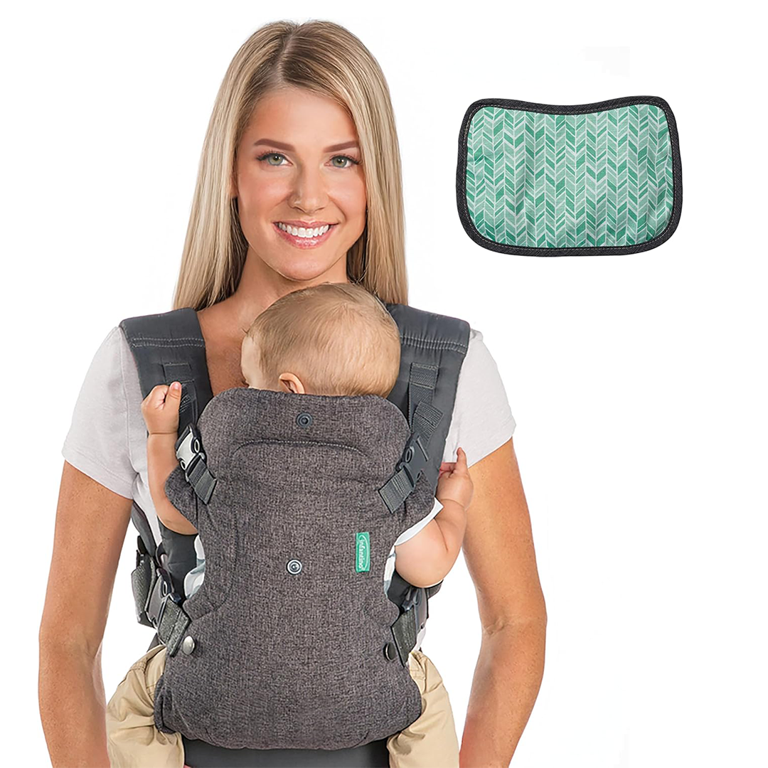 Infantino Flip Advanced 4-In-1 Convertible Baby Carrier|Facing-In (Narrow Seat), Facing-In (Wide Seat), Facing-Out And Back Pack|
