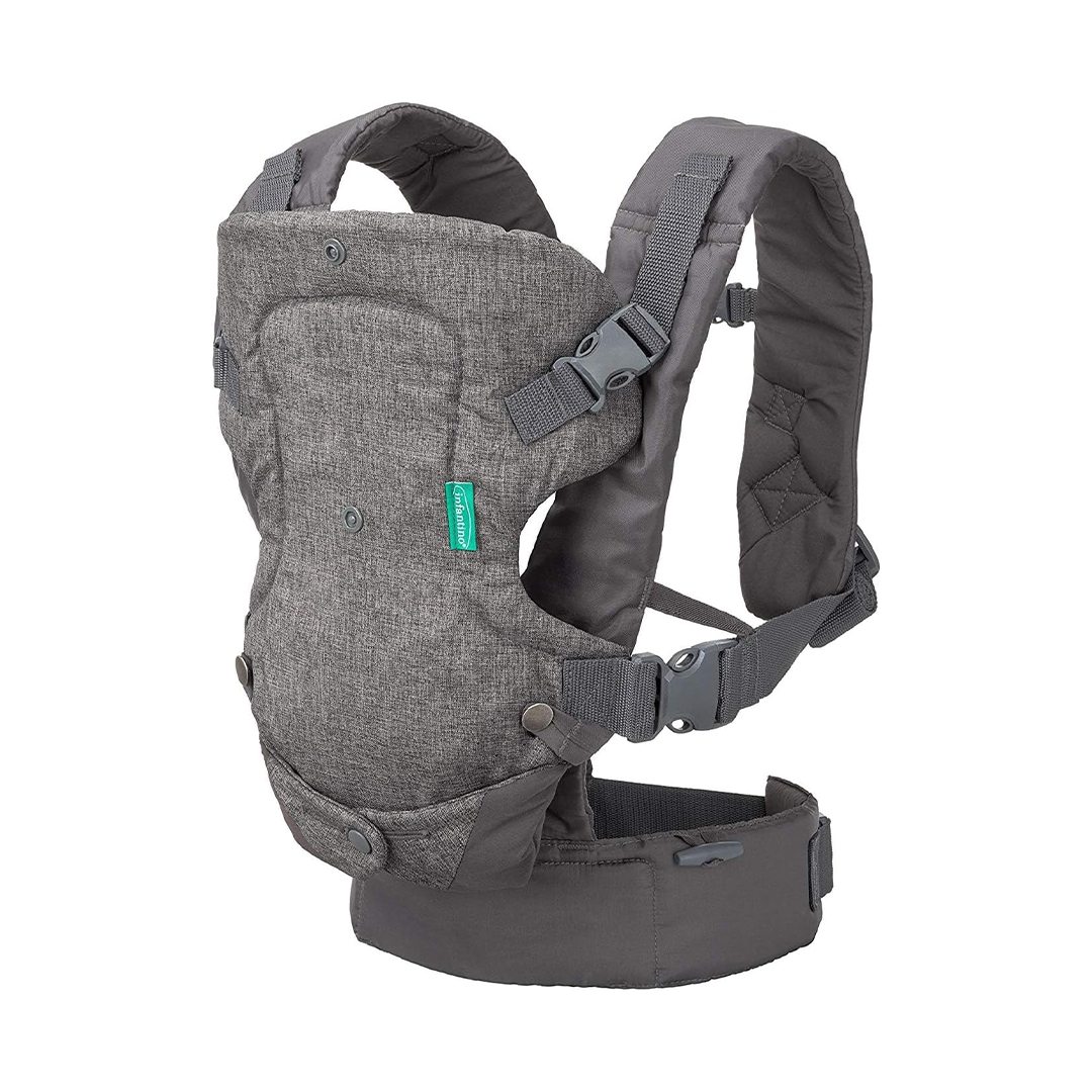 Infantino Flip Advanced 4-In-1 Convertible Baby Carrier|Facing-In (Narrow Seat), Facing-In (Wide Seat), Facing-Out And Back Pack|