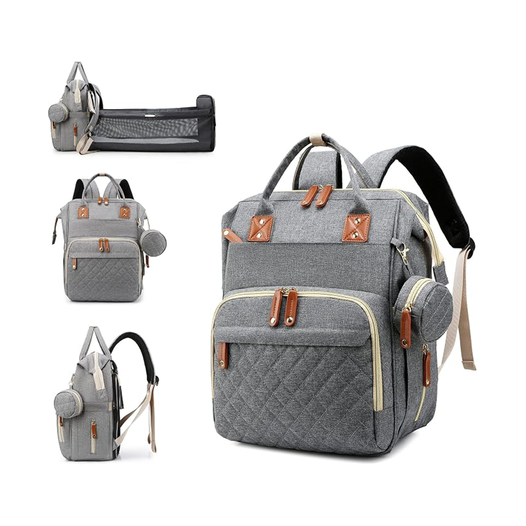 Lamroro Unisex Baby Diaper Bag Backpack Multifunction Baby Changing Bag
