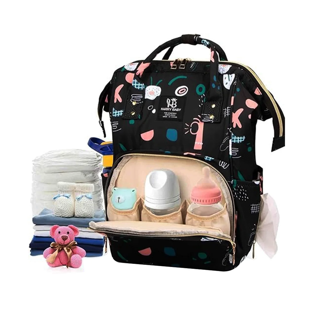Homarket Diaper Bag Backpack Large Capacity Waterproof Baby Bag with Insulated Pockets