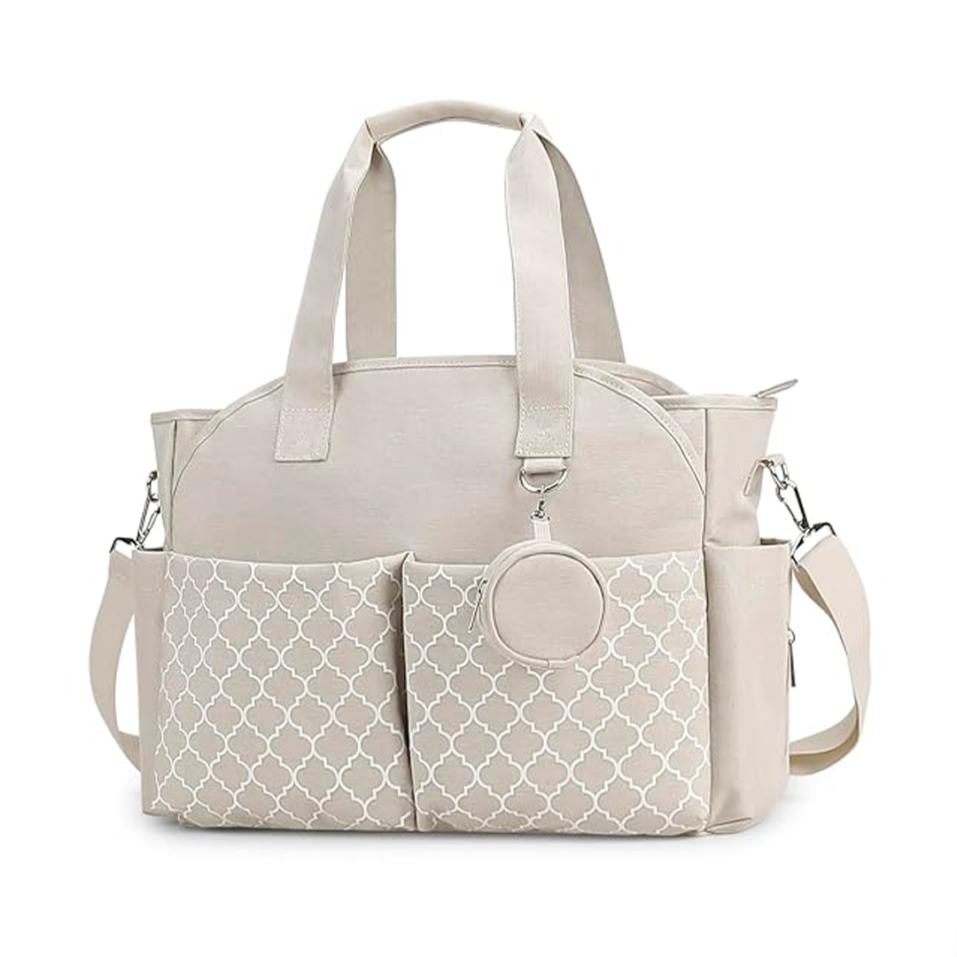 Lmbabter Unisex Diaper Tote Bag Large Capacity Baby Diaper Tote for Mom & Dad
