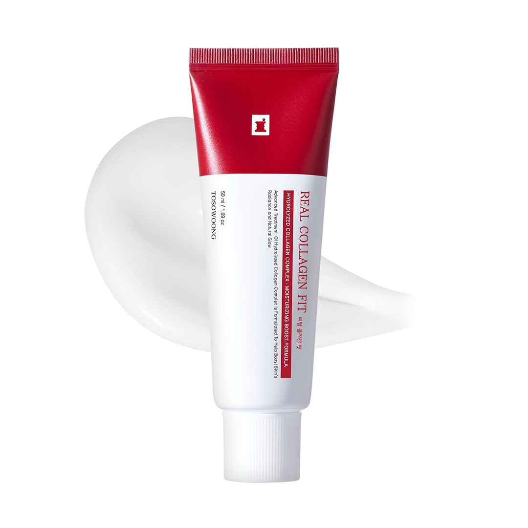TOSOWOONG Real Collagen Fit Mask (50ml) The "Wrapping" Secret to Glass Skin