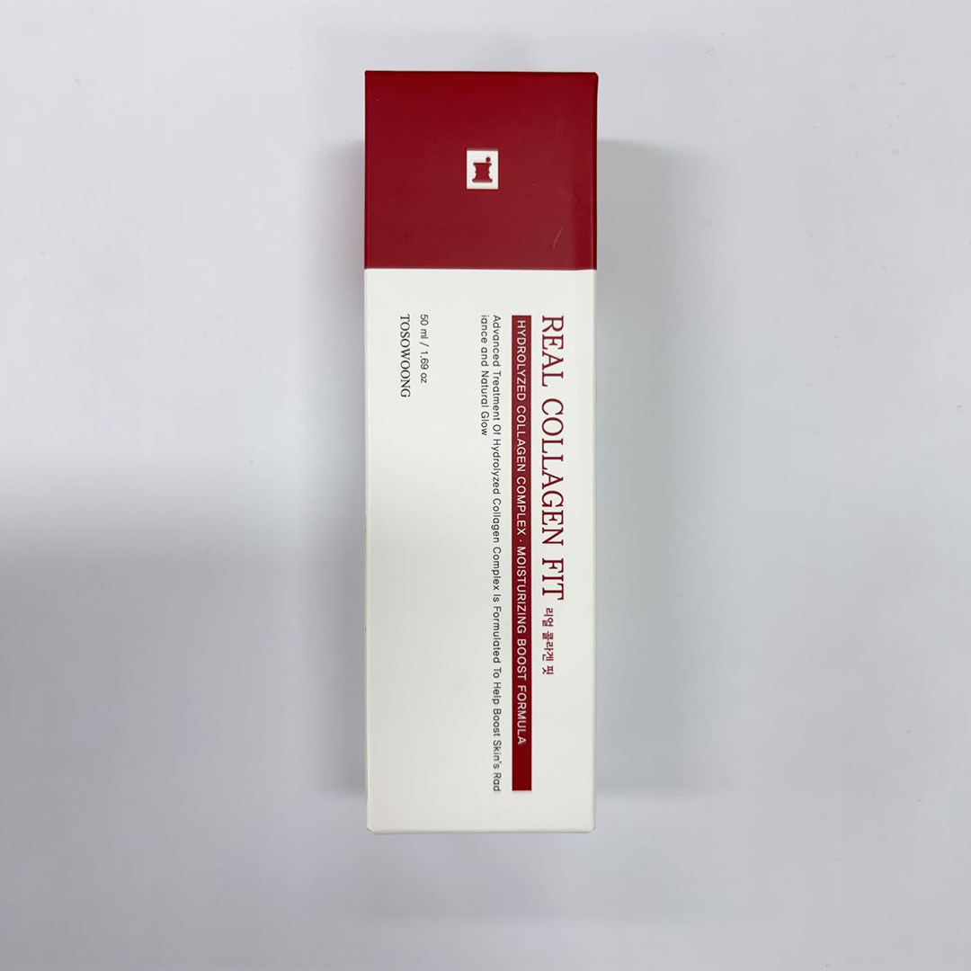 TOSOWOONG Real Collagen Fit Mask (50ml) The "Wrapping" Secret to Glass Skin