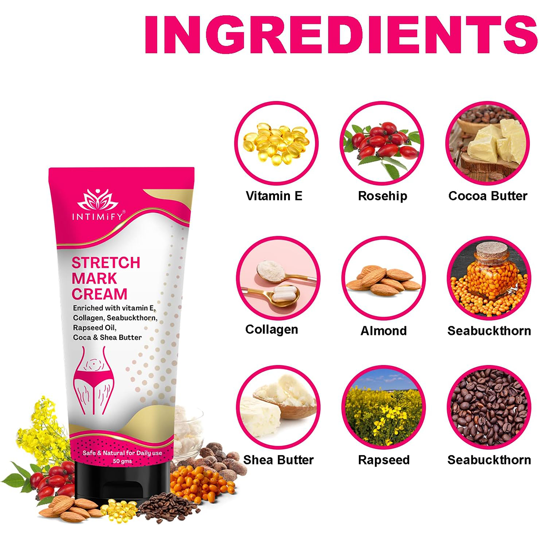 INTIMIFY Stretch Mark Removal Cream for Women 50g