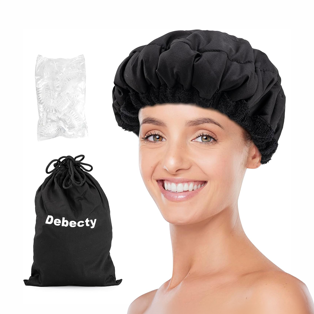 Deep Conditioning Microwavable Heat Cap Hair Steaming Cap for Hair Treatment & Styling | Heat Therapy for Dry & Damaged Hair