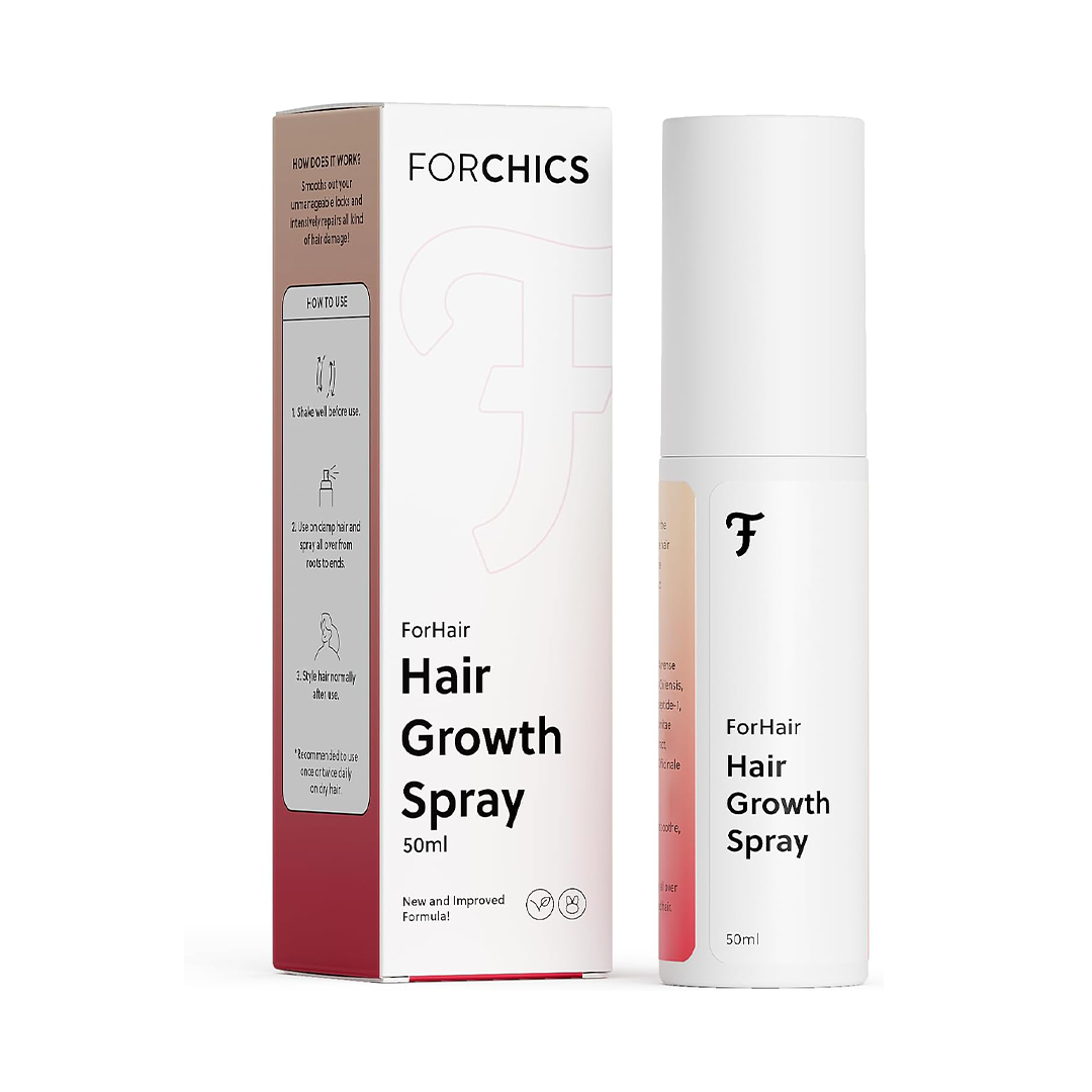 Hair Growth Oil Spray, Advanced Hair Growth Oil for Promoting Thicker Natural Hair, Damage Repair & Loss Prevention, Non-Greasy & Hormone-Free Formula, Ideal for Dry Scalp