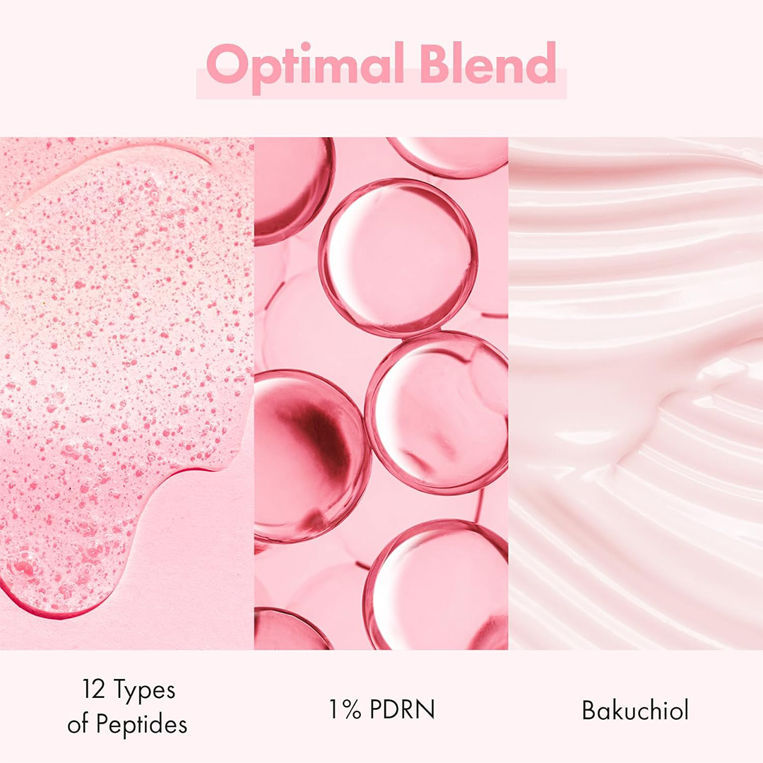 TOSOWOONG Pink Peptide 12 PDRN Serum With Salmon DNA PDRN 10,320ppm, 12 Peptides, Niacinamide, Skin Glow, Hydrating, Moisturizing, Elasticity Support, Even Skin Tone, Korean Skincare, 33ml, 1.11 fl.oz