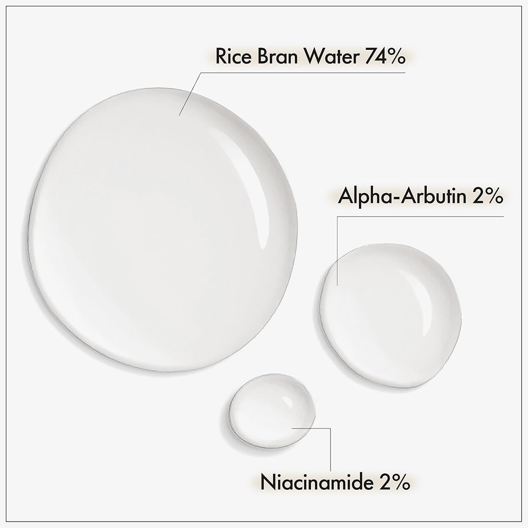 TOSOWOONG Alpha Arbutin 2% Rice Serum with Ginseng & Niacinamide for Glow & Even Skin Tone 33ml