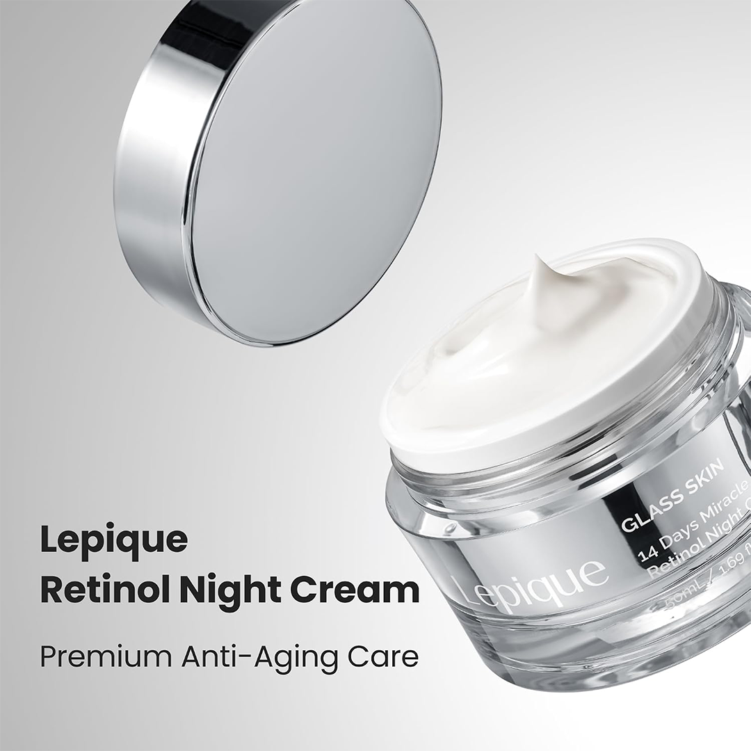 Lepique GLASS SKIN 14 Days Miracle Retinol Night Cream 50ml