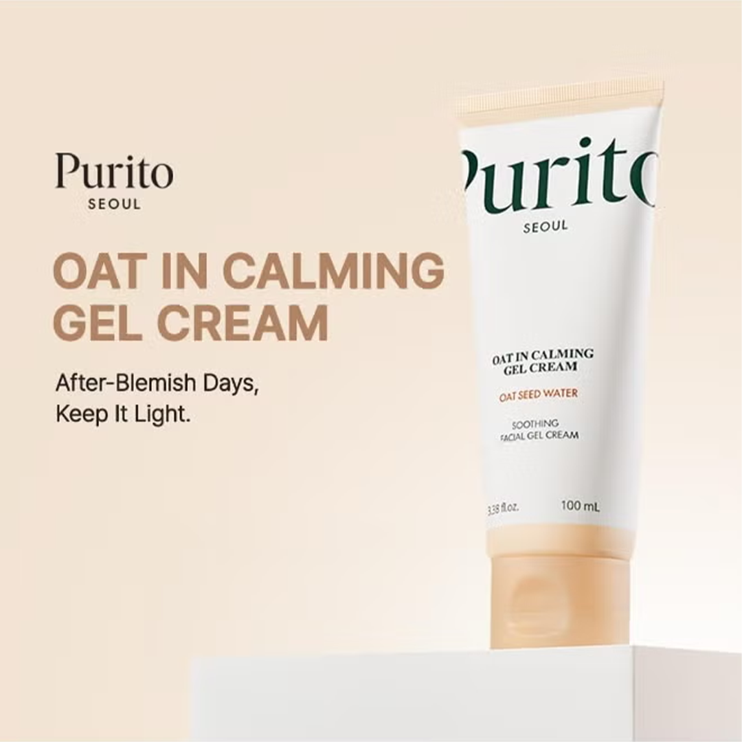 PURITO Oat-in Calming Gel Cream Soothing Lightweight Moisturizer