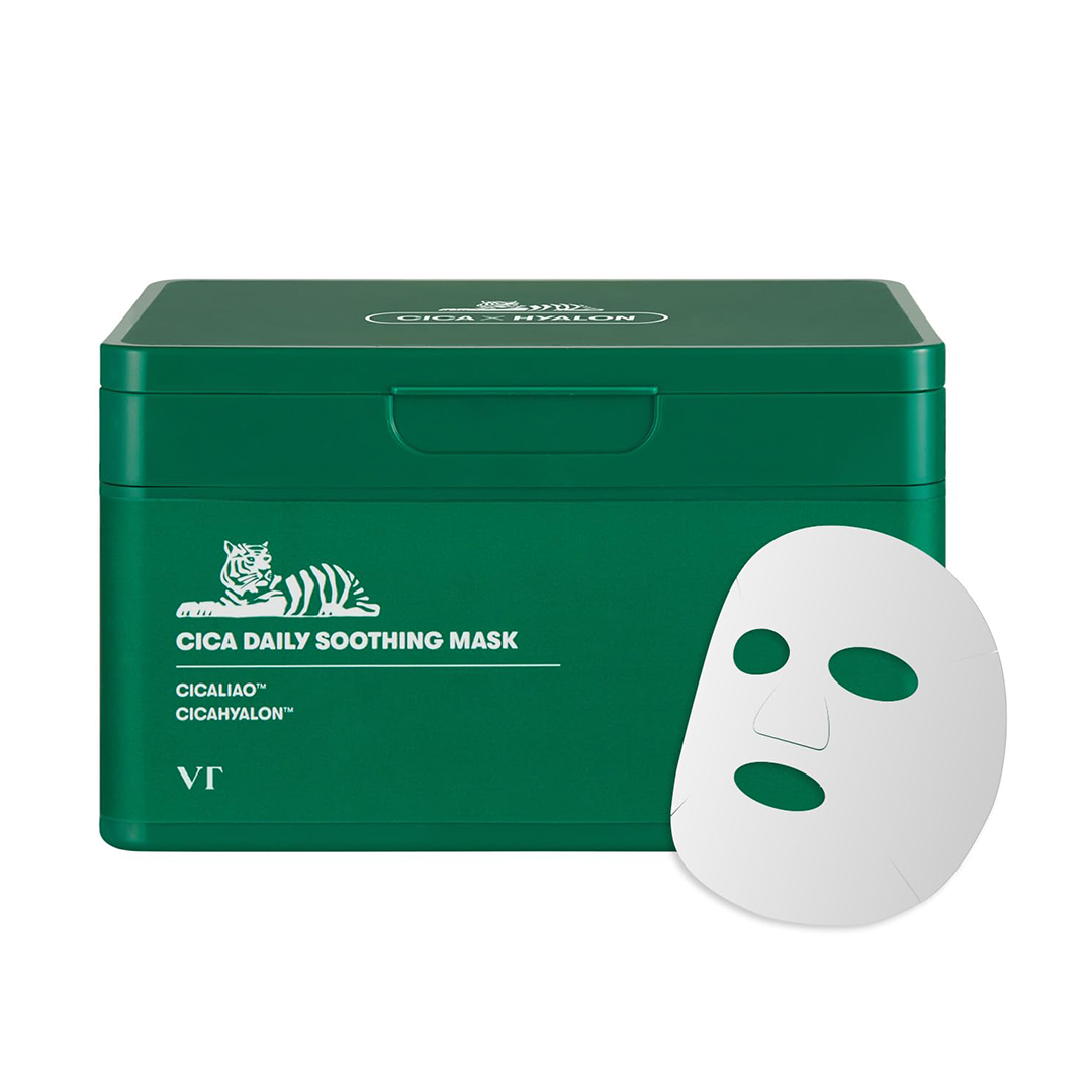 VT COSMETICS Daily Soothing Mask 30ea Centella Hydrating Sheet Mask Set