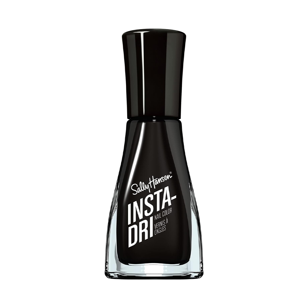 Sally Hansen Insta-Dri Nail Polish Fast Dry Black Shade, 0.31 fl oz