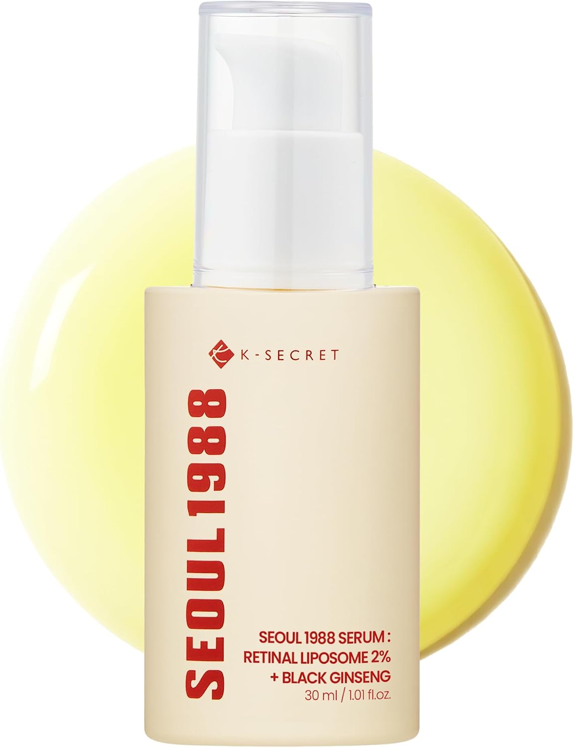 KSECRET SEOUL 1988 Retinal Serum 2% Black Ginseng Anti-Aging Wrinkle Care 30ml