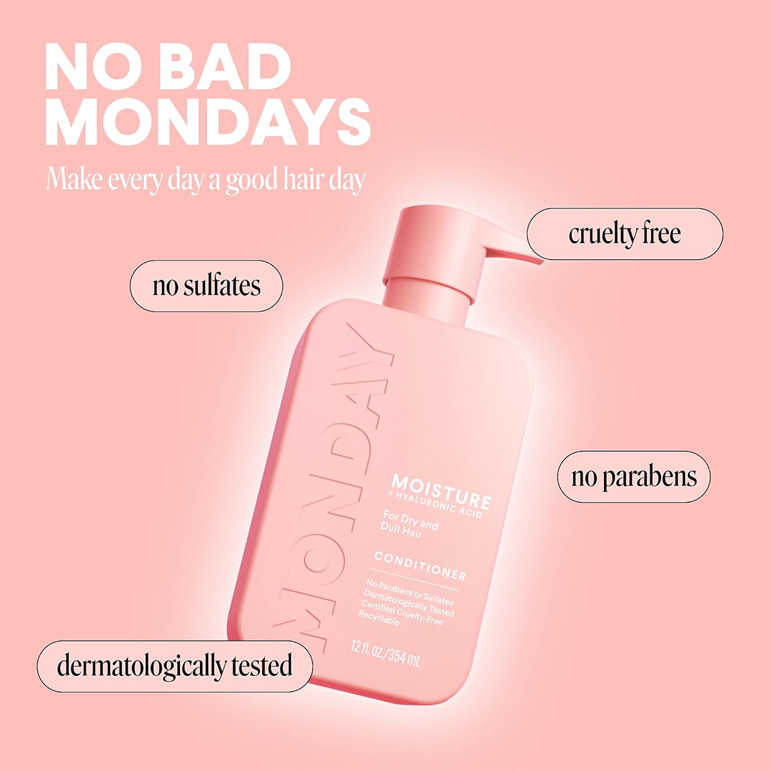 MONDAY Haircare Moisture Conditioner Hyaluronic Acid & Coconut Oil for Dry Hair 354ml