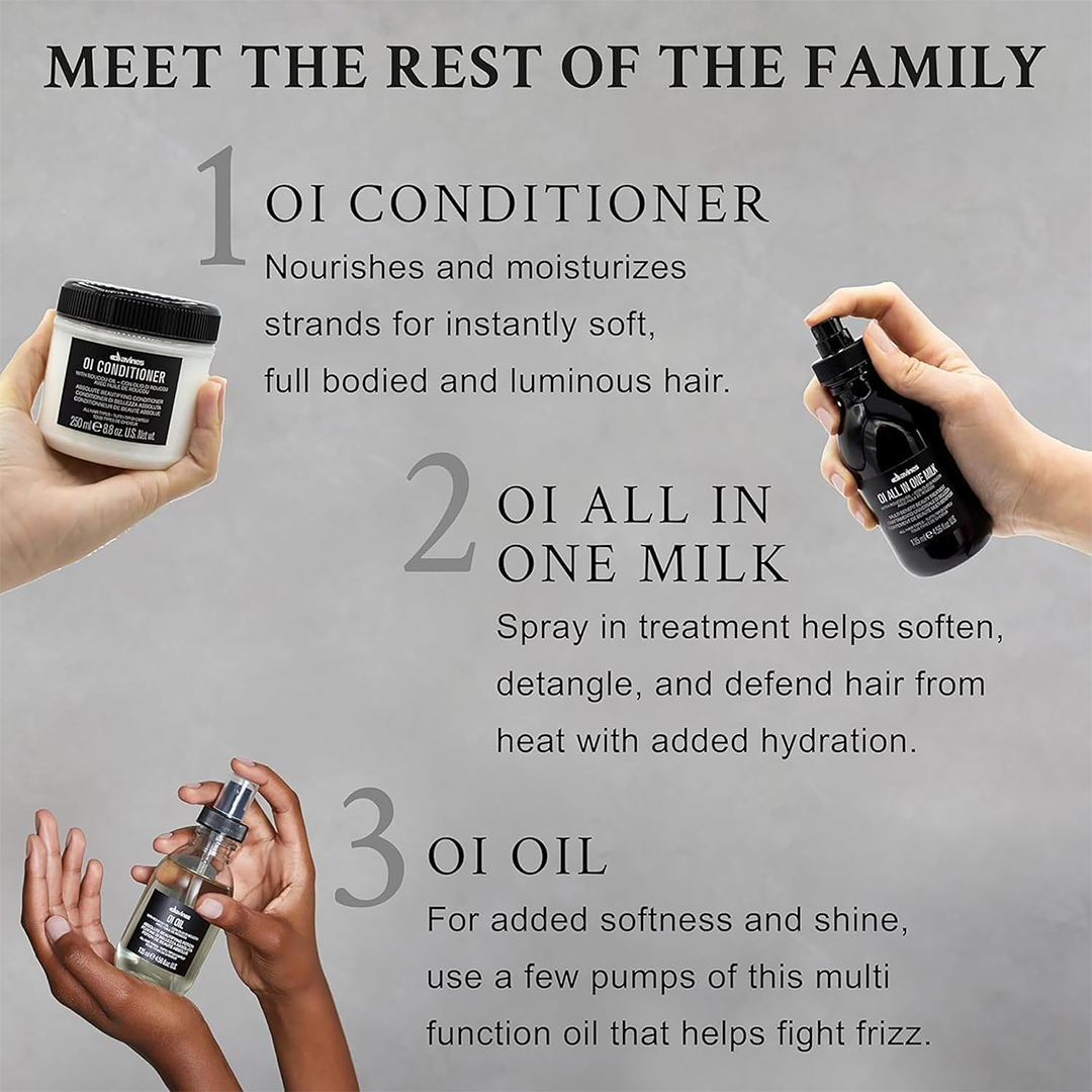 Davines OI Conditioner Rich Detangling & Shine Boost for Soft, Hydrated Hair 8.8 oz