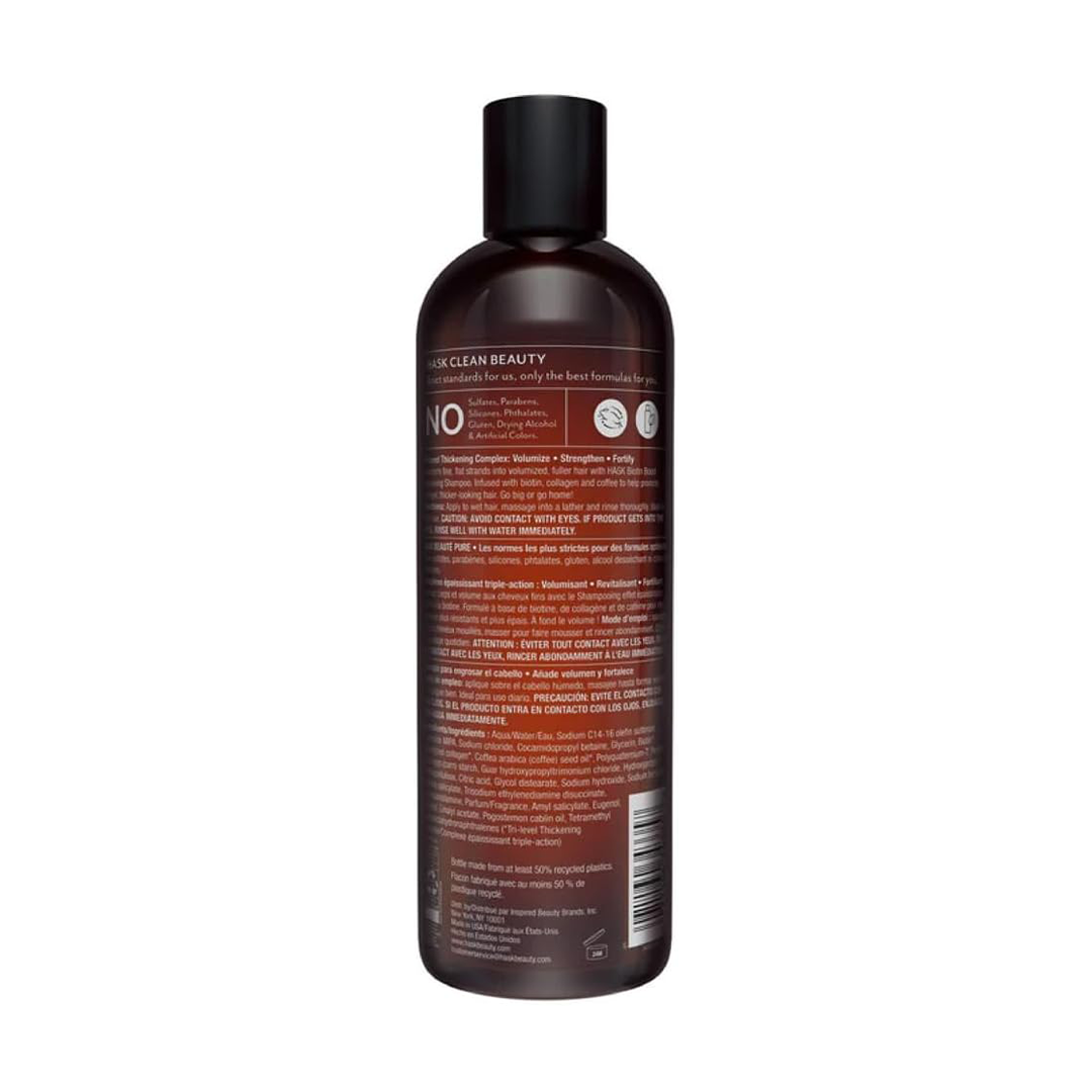 Hask Biotin Boost Thickening Shampoo Hair Volume & Strength 355ml
