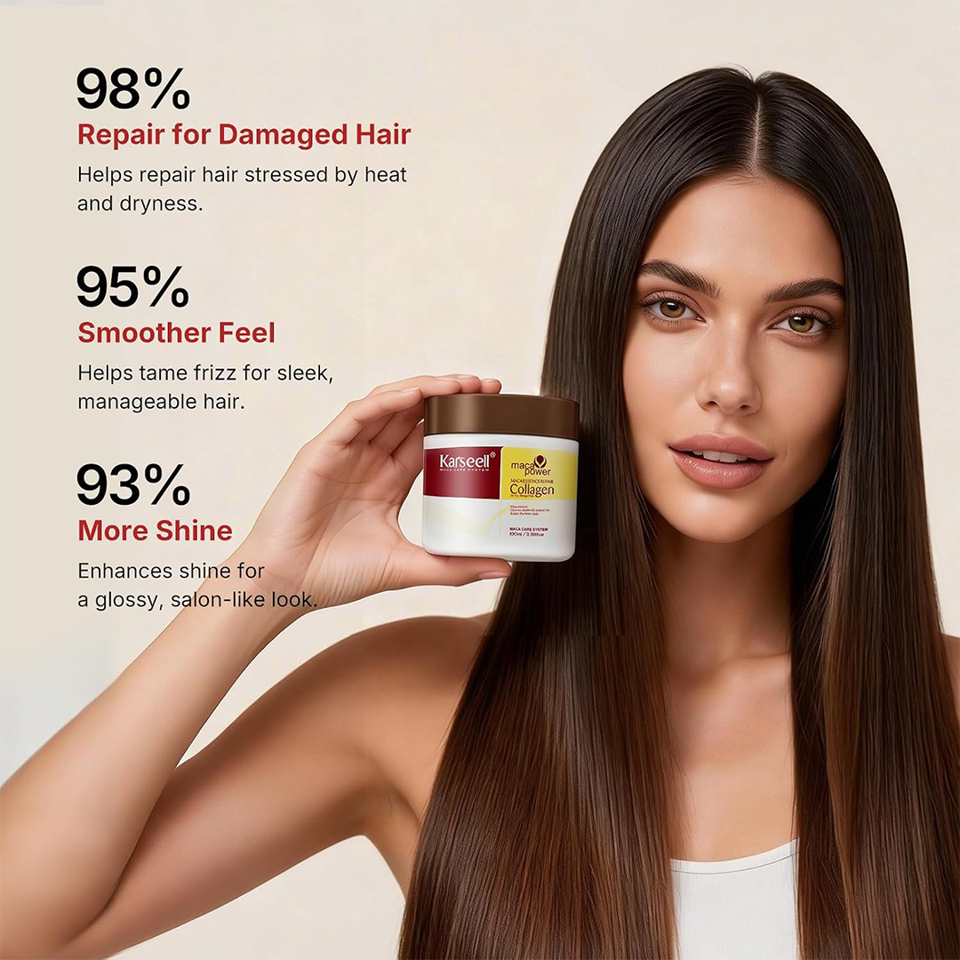 Karseell Collagen Hair Mask Deep Repair Treatment for Dry & Damaged Hair 100ml