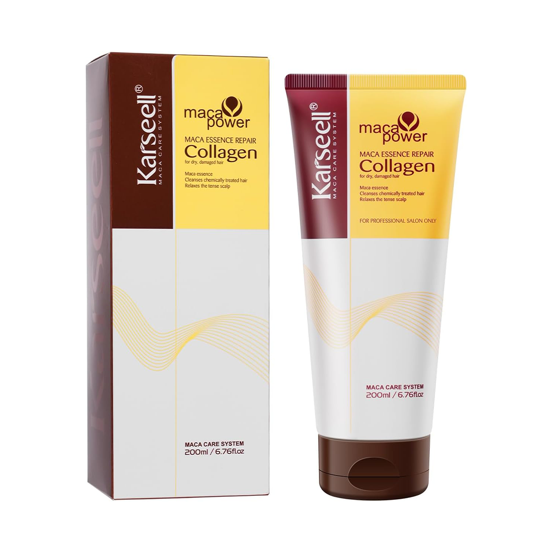Karseell Collagen Hair Mask Deep Repair Treatment with Argan Oil for Damaged Hair 200ml