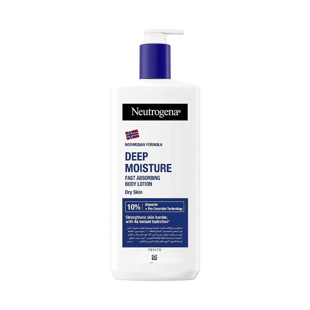 Neutrogena Norwegian Formula Deep Moisture Lotion 72H Hydration for Dry Skin 400ml