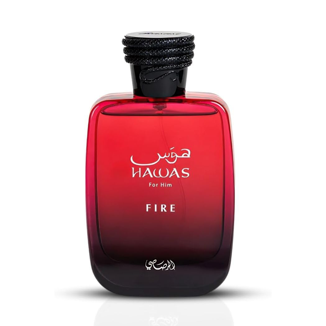 RASASI Hawas Fire Men Eau de Parfum Long-Lasting Fresh Spicy Fragrance 100ml