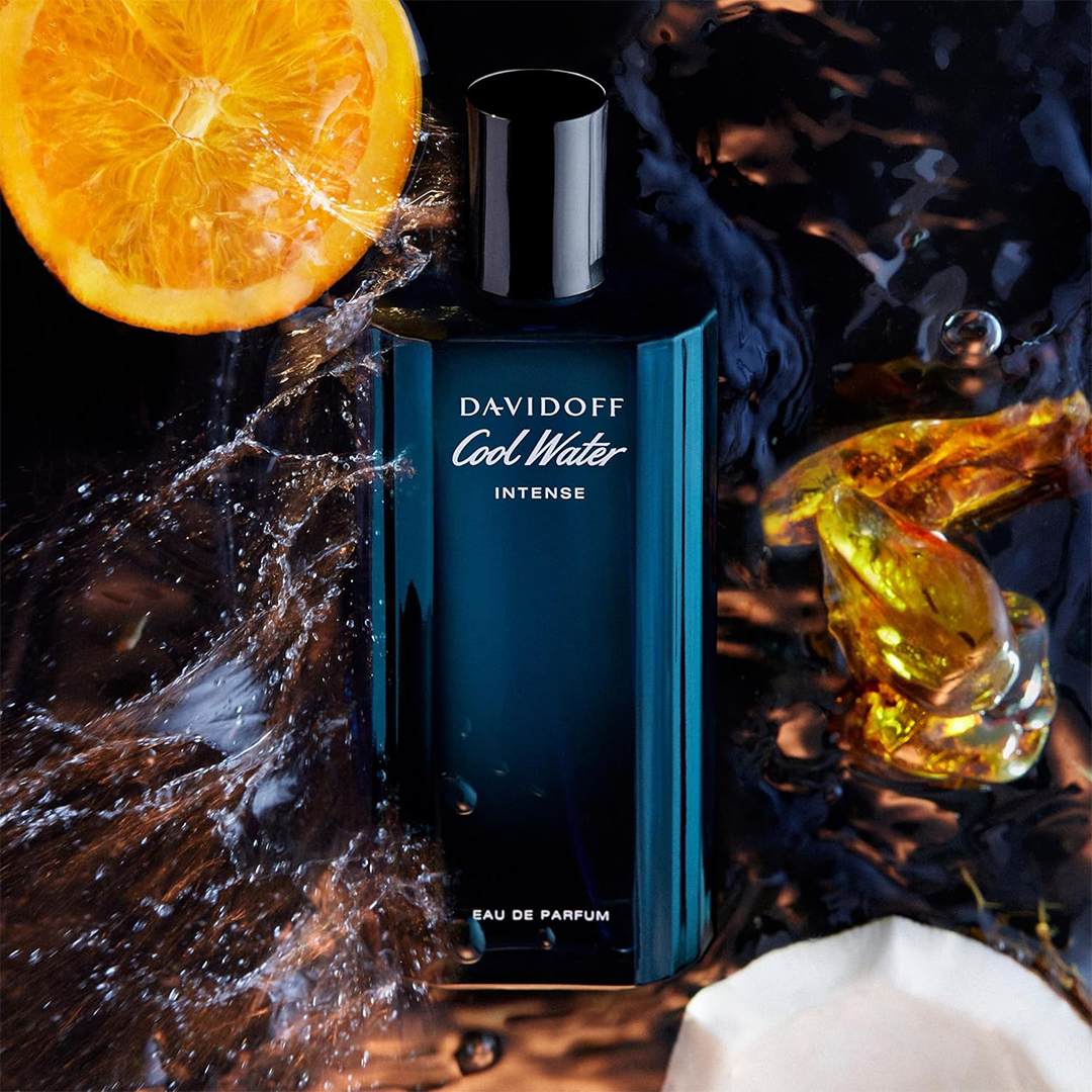 Davidoff Cool Water Intense Eau de Parfum for Men Fresh Aquatic Fragrance 125ml