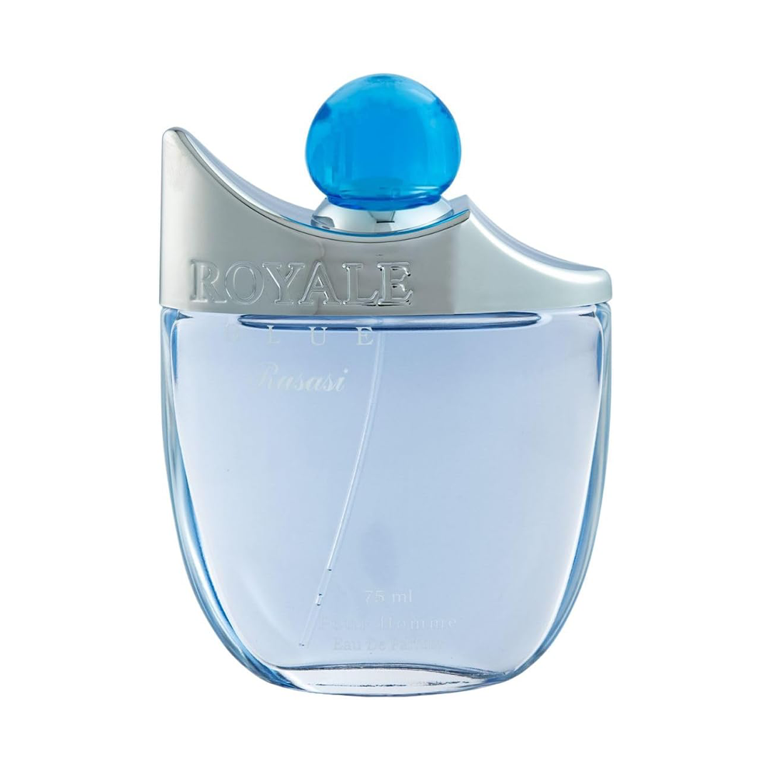 Rasasi Royale Blue for Men (75ml) Sophisticated Woody Floral Musk EDP