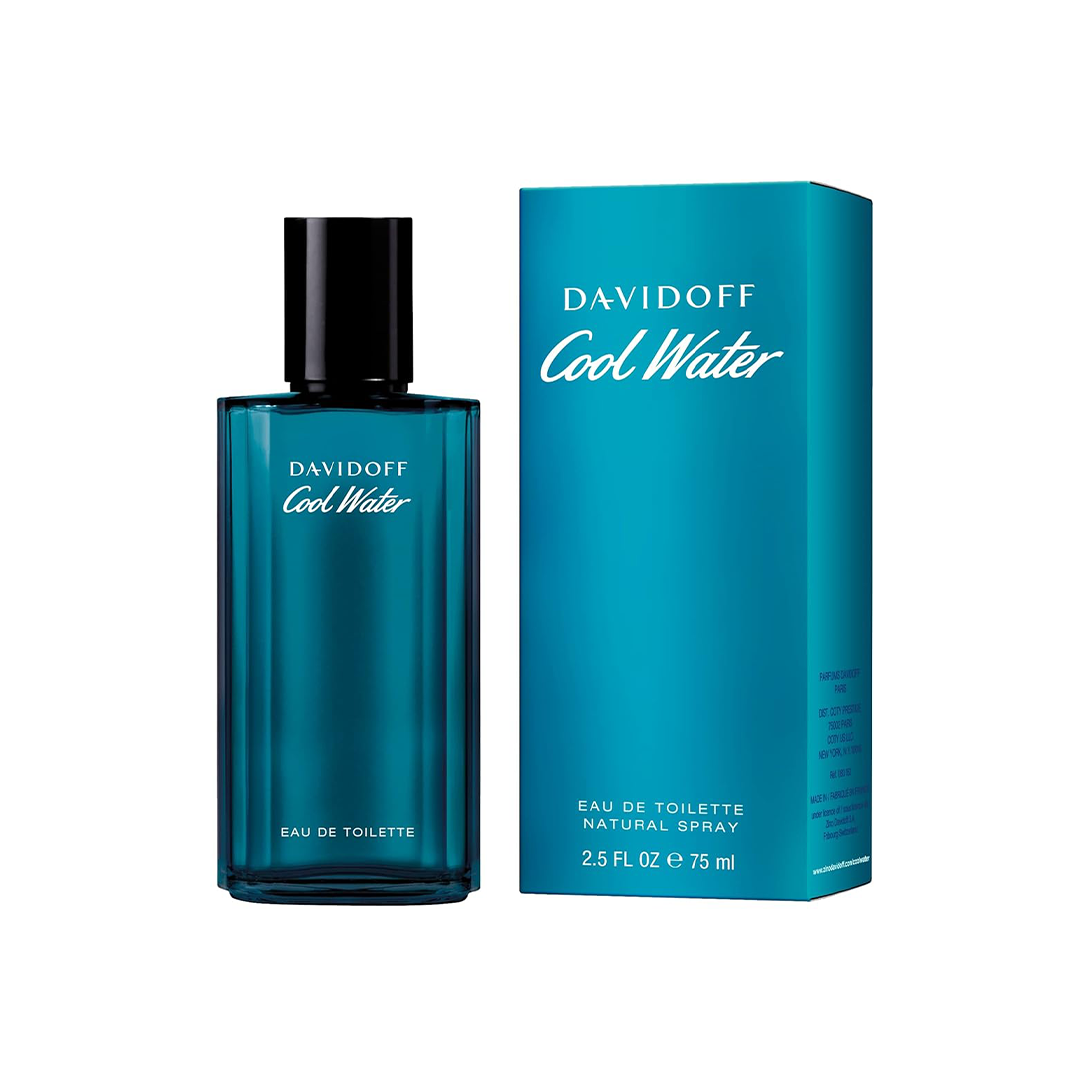Davidoff Cool Water for Men (75ml) The Ultimate Aquatic Eau De Toilette