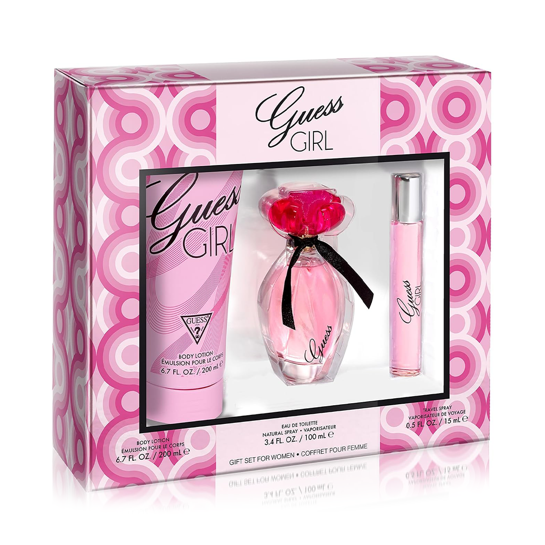 GUESS Girl (2023 Edition) Fragrance Gift Set Playful, Flirty & Vibrant Trio