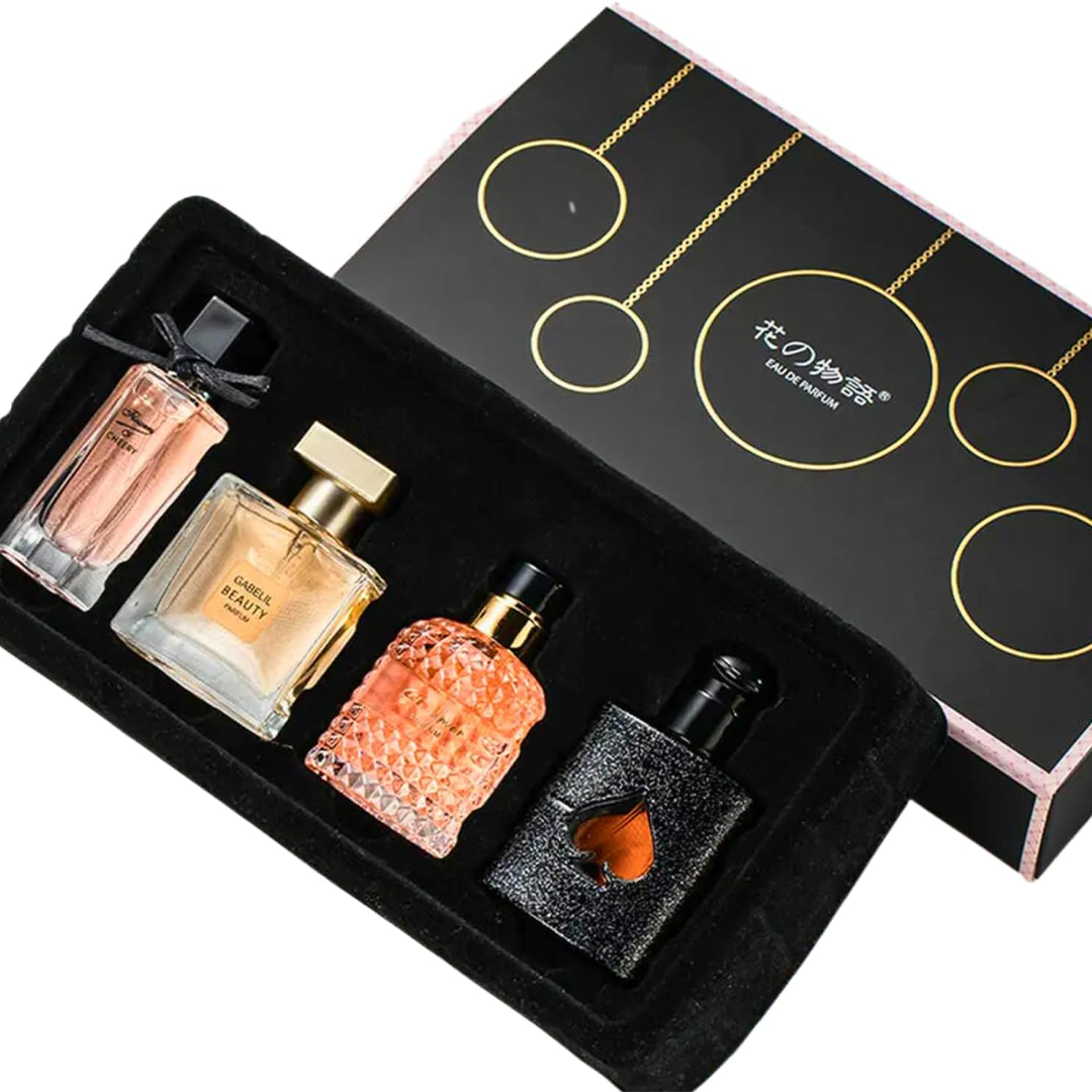 Luxurious 4-Piece Women's Perfume Gift Set The Ultimate "Romantic Collection" EDP