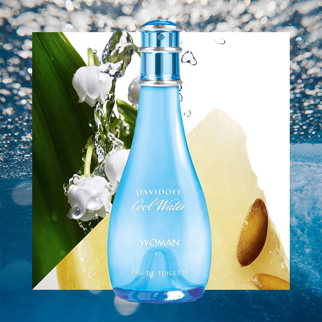 Davidoff Cool Water for Women (100ml) The Ultimate Fresh & Aquatic Eau De Toilette