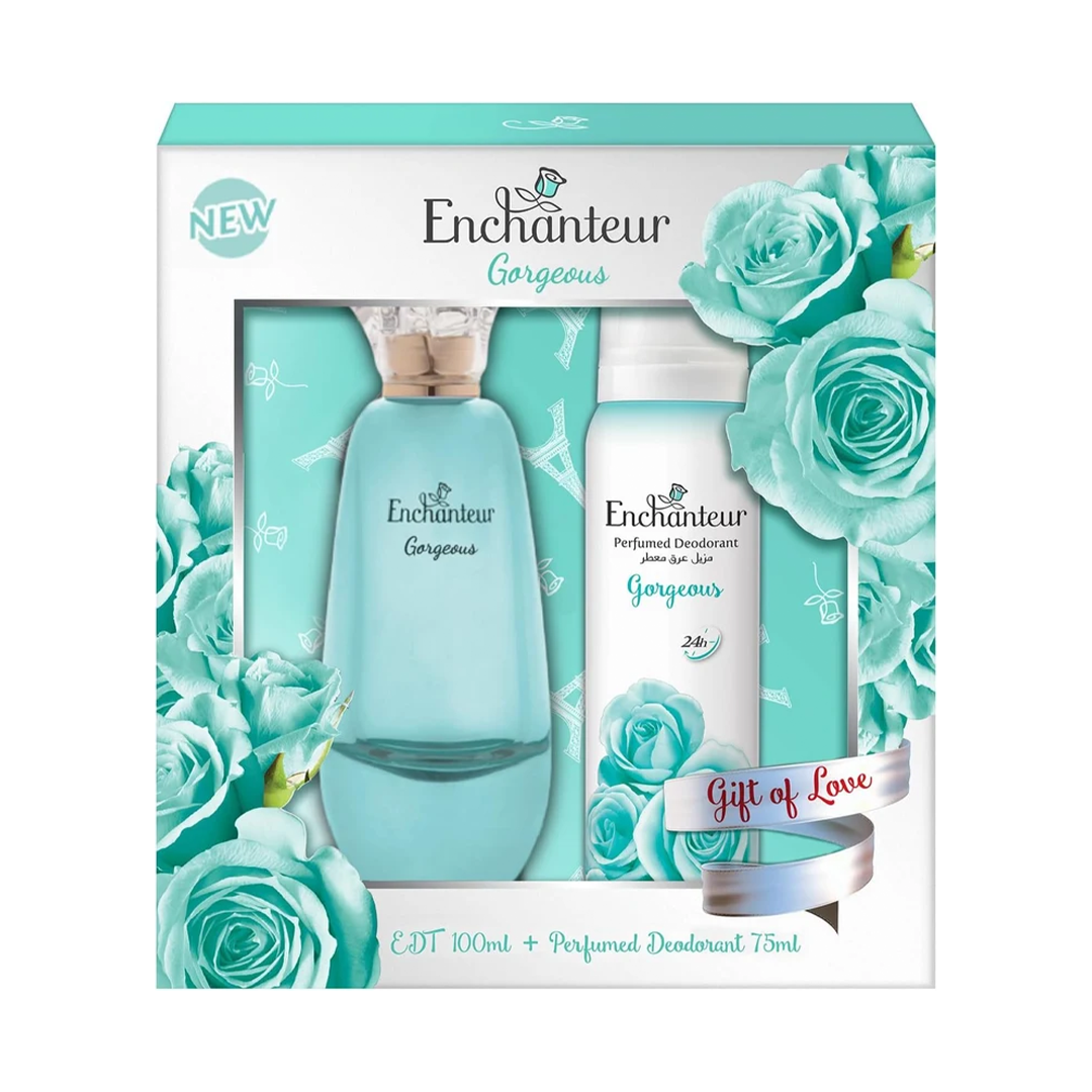 Enchanteur Gorgeous Giftpack (175ml) The "Gift of Love" Fragrance Duo
