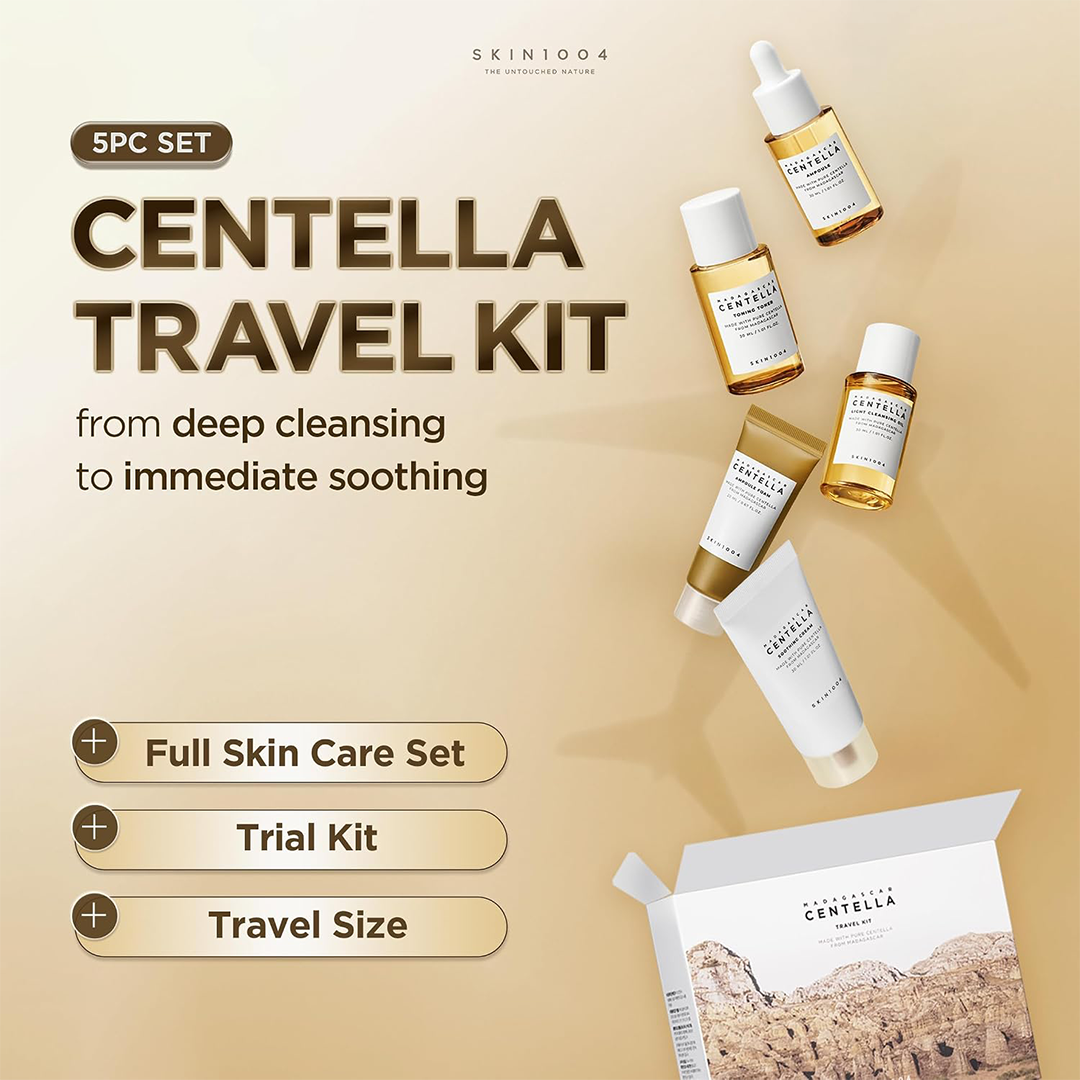 SKIN1004 Madagascar Centella Travel Kit The Complete 5-Step Soothing Routine