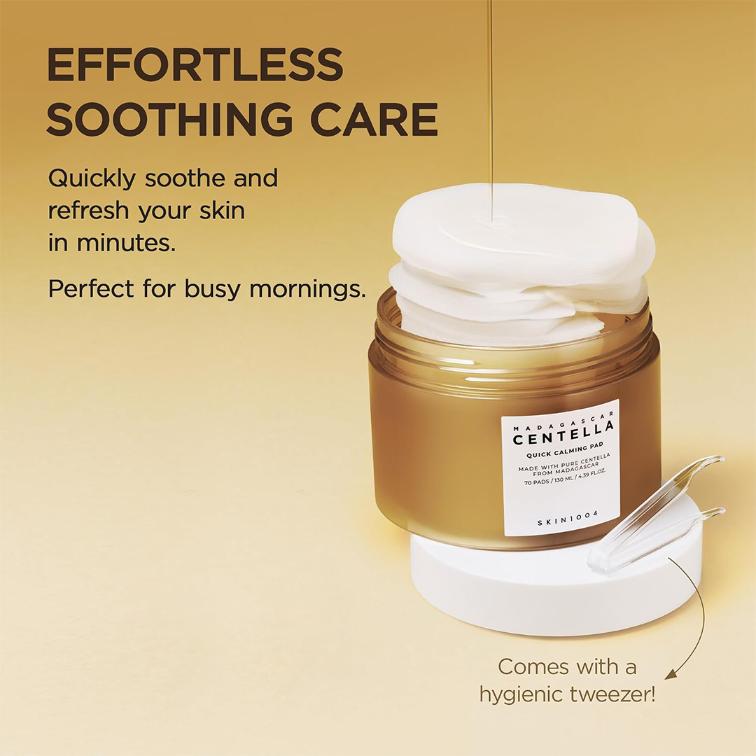 SKIN1004 Madagascar Centella Quick Calming Pad (70 Pads / 130ml)