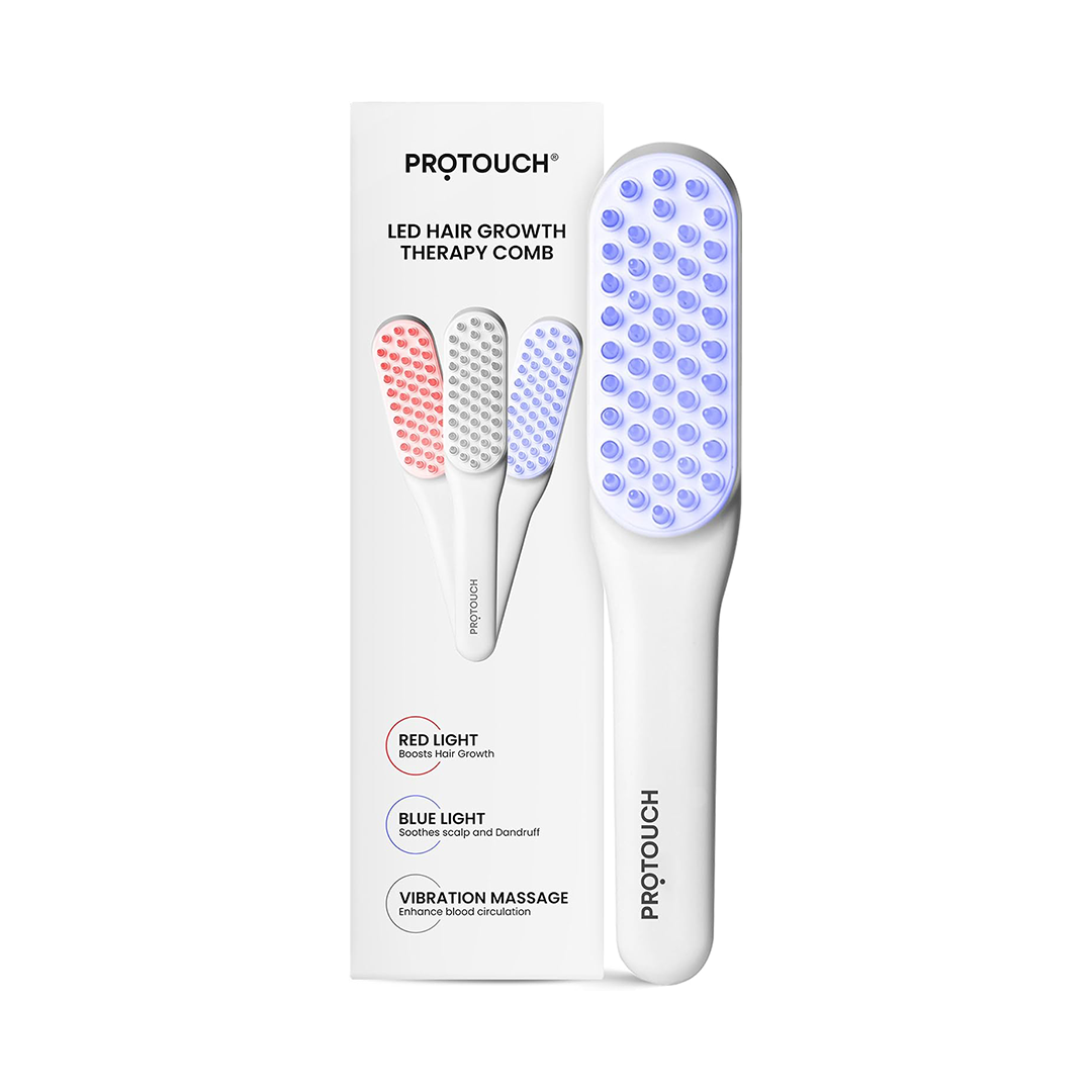 PROTOUCH LED Hair Therapy Comb The "Dual-Light" Scalp Regenerator