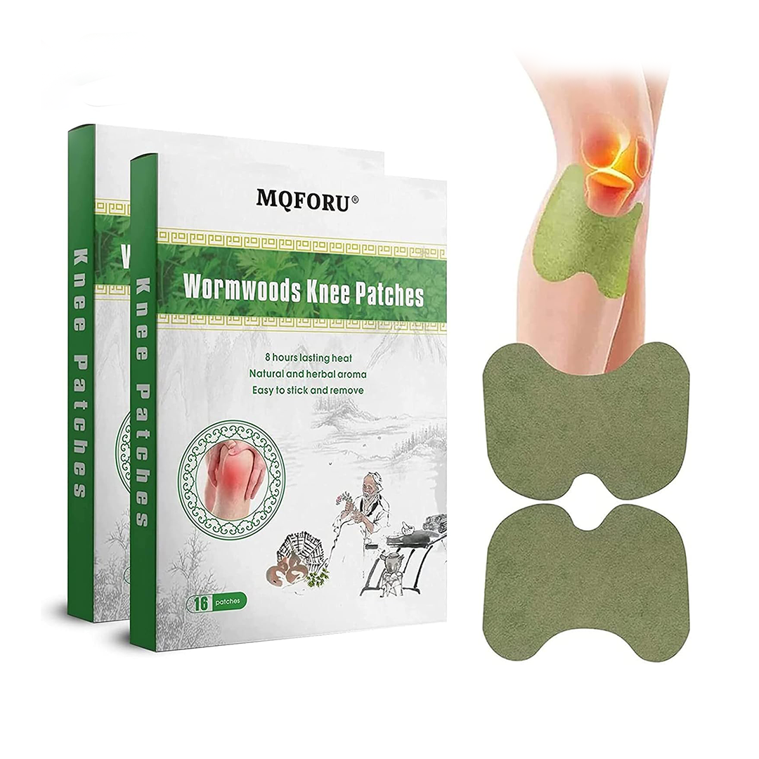 MQ 32 Pcs Knee Pain Relief Heat Patches for Joints Muscles and Neck