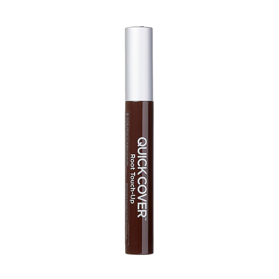 Kiss Quick Cover Gray Hair Touch Up (Dark Brown, 7g) The "Lipstick-Style" Root Eraser