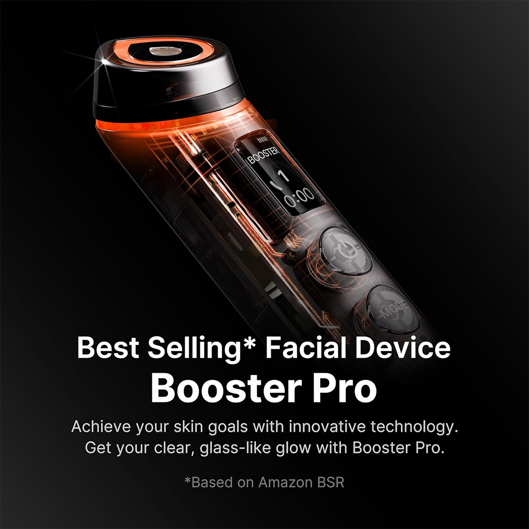 Medicube Age-R Booster Pro (Black) The "All-in-One" Aesthetic Clinic for Men & Women