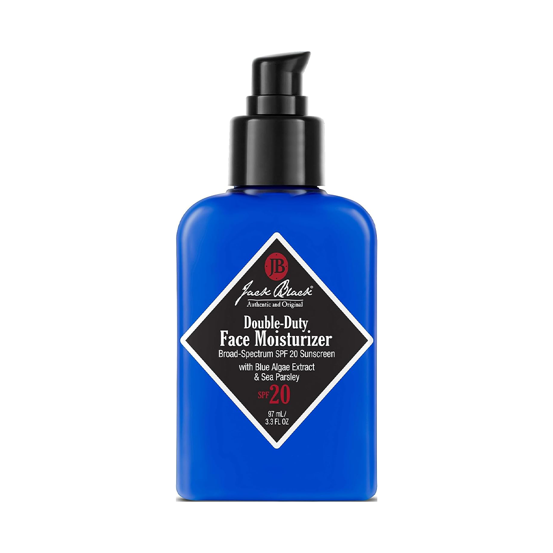 Jack Black Double Duty Face Moisturizer SPF 20 Mens Facial Lotion, 2-in-1 Moisturizer & Sunscreen