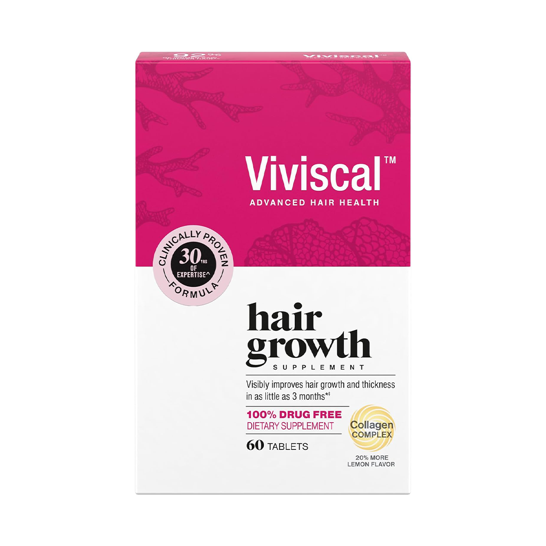 Viviscal Hair Growth Supplements for Women 60 Tablets, 1 Month Supply