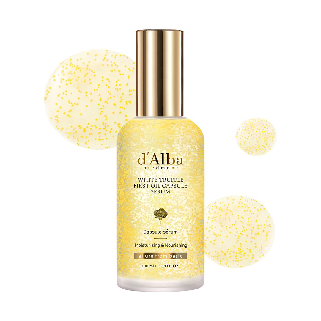 dalba Piedmont White Truffle Oil Capsule Serum Vita Boost Radiance Serum, 3.38 oz
