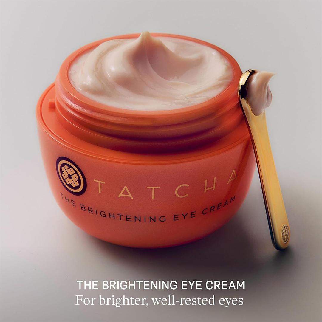 TATCHA Brightening Eye Cream Vitamin C Eye Treatment for Dark Circles, 0.5 oz