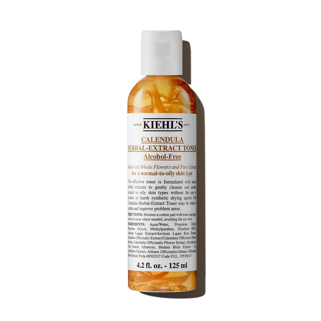 Kiehls Calendula Herbal Alcohol-Free Toner Soothing Toner for Oily Skin