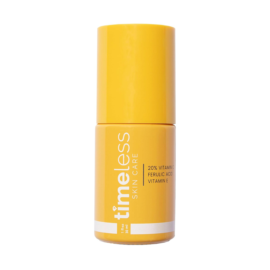 Timeless Vitamin C Serum Brightening with Vitamin E & Ferulic Acid, Fragrance-Free