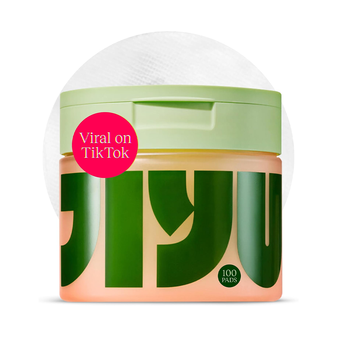 JiYu Toning Polish Pads Korean Skincare for Dark Spots, Wrinkles & Glow