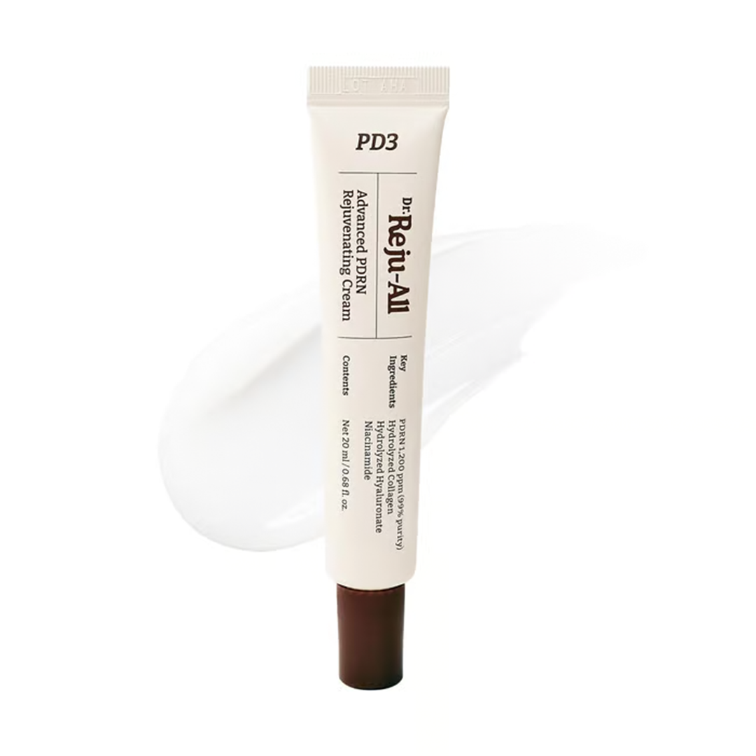 Dr.Reju-All PDRN Rejuvenating Cream 99% Salmon DNA Gel Moisturizer 1200ppm Anti Aging Glass Skin Face Cream 20ml Korean Skincare