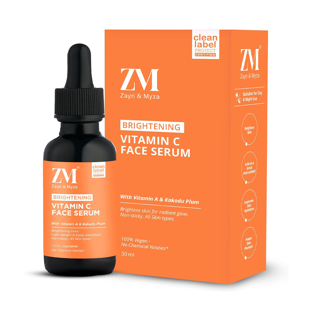 ZM Zayn & Myza Brite Me Up Vitamin C Face Serum Kakadu Plum Stable Vitamin C Brightening Serum for Blemishes and Pigmentation