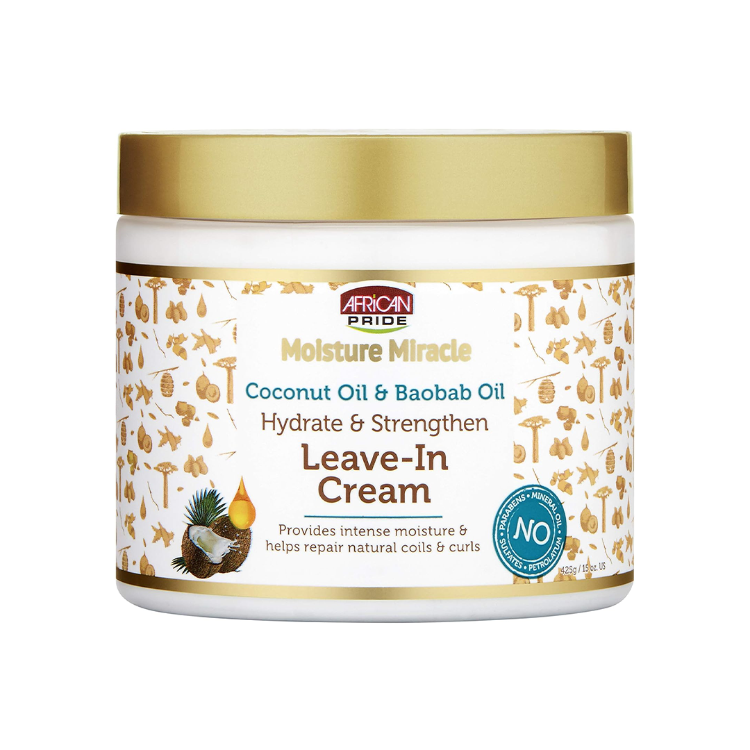 African Pride Moisture Miracle Leave In Conditioner Cream 15oz