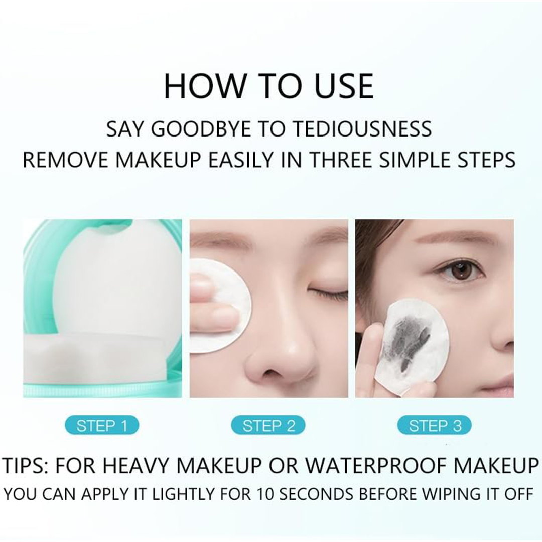 Pre-Moistened Face Makeup Remover Wipes 200 Pcs